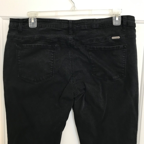 Kancan Estilo Curvy Mid-Rise Stretch Denim Jeans Plus Size 2XL Black - Picture 5 of 8